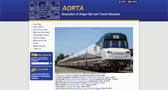 Desktop Screenshot of aortarail.org