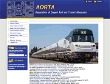 Tablet Screenshot of aortarail.org